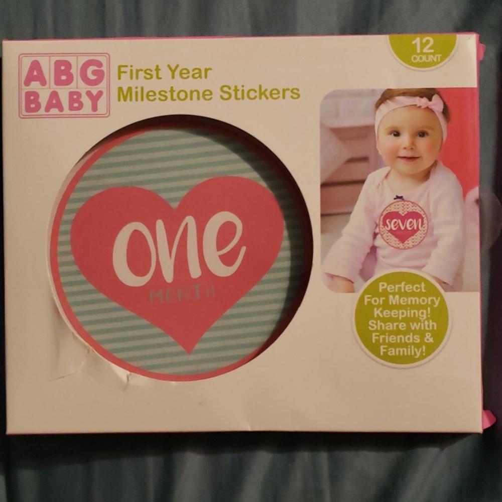 First Year Milestone Stickers